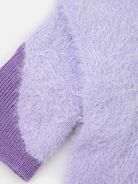 Рукавички з домішкою вовни Maison Margiela фіолетовий