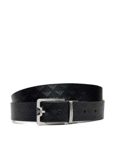 Pasek Emporio Armani czarny