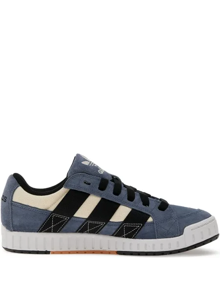 Papuci Adidas din piele de căprioară cu platformă verde