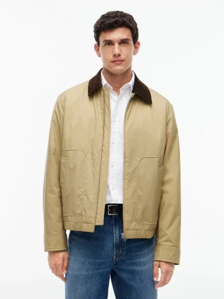 Tommy Hilfiger Kurtka Mężczyźni Sztuczne włókno M beżowy
