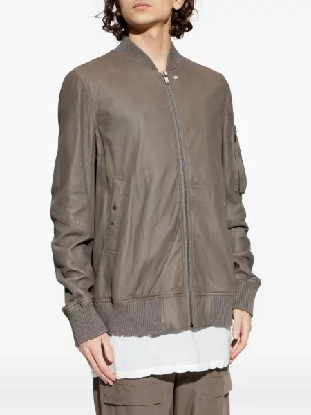 Geanta de piele Rick Owens clasică gri