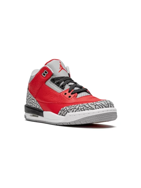 Sneakersy dziecięce Jordan 3 Retro czerwone