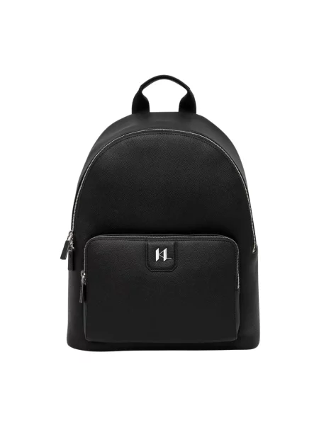 Torba Karl Lagerfeld K/Monogram skórzana czarna