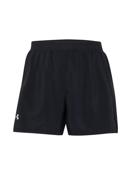 UNDER ARMOUR Sportovní kalhoty Launch 5 světle šedá černá