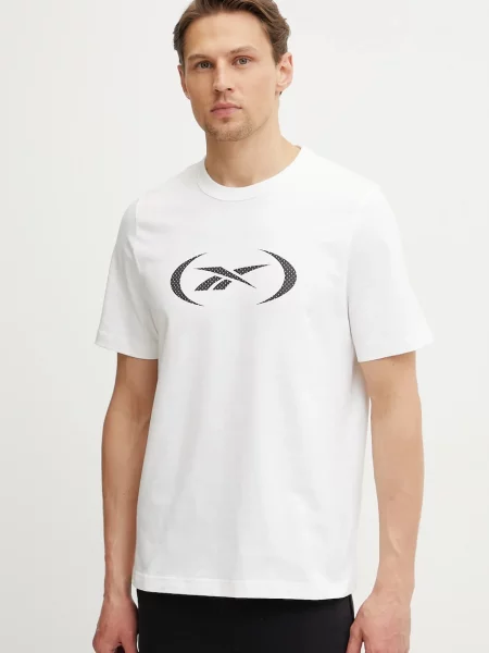 Tričko Reebok Classic s potiskem bílá