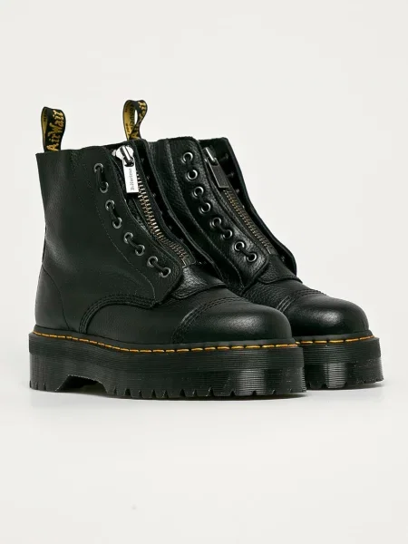 Dr. Martens Botki skórzane Sinclair czarne