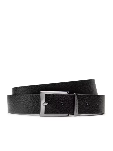 Emporio Armani Curea pentru Bărbați negru