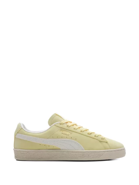 Sneakerși Puma Suede din piele de căprioară galben