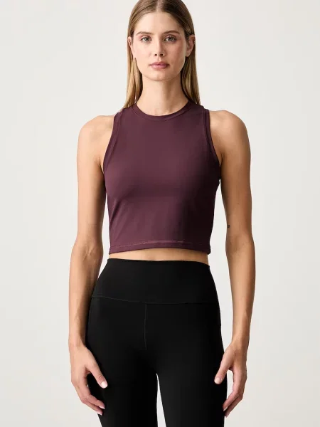 Columbia crop top pentru femei Loneridge violet