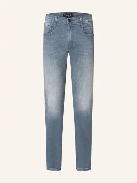 Replay Jeansy Anbass Slim Fit grau szare