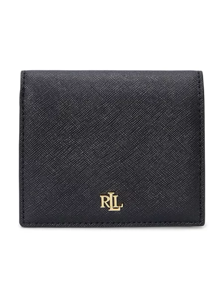 Usnjena denarnica Lauren Ralph Lauren črna