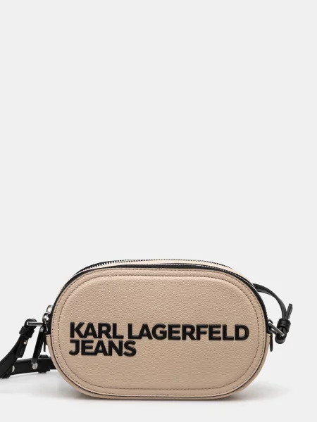 Чанта Karl Lagerfeld Jeans бежово