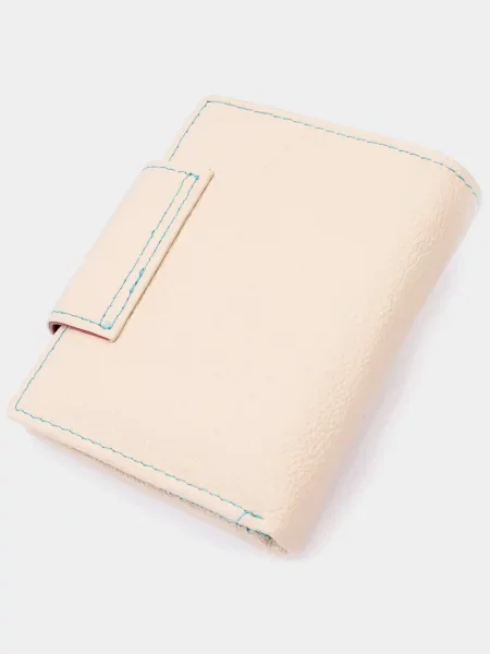 ST Leather Accessories Портмоне Шкіра білий