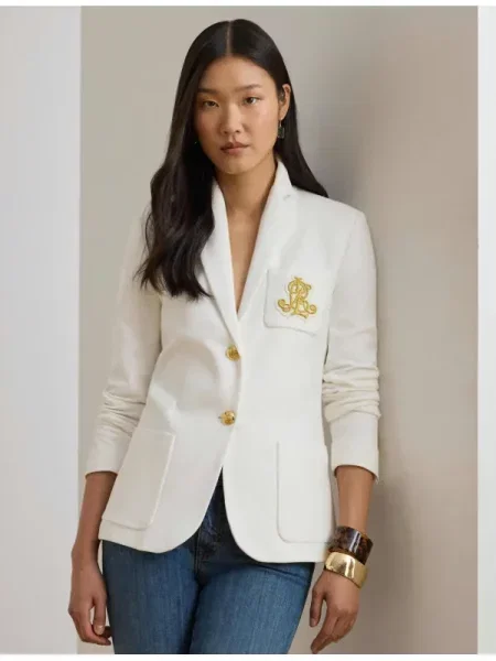 Ruhák Lauren Ralph Lauren ANFISA-LINED-JACKET fehér