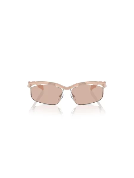 Okulary przeciwsłoneczne Prada Eyewear brązowe