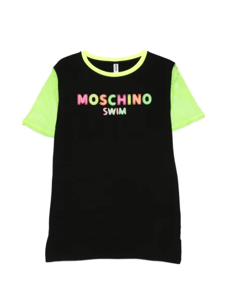Tricou Moschino cu imagine plasă negru