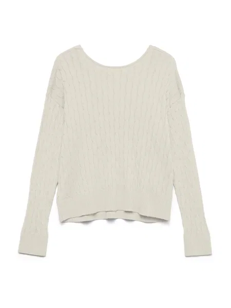 VERO MODA Svetr VMFANTASTIC slonová kost