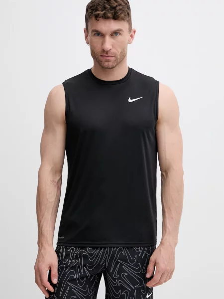 Koszulka sportowa Nike bez rękawów czarna