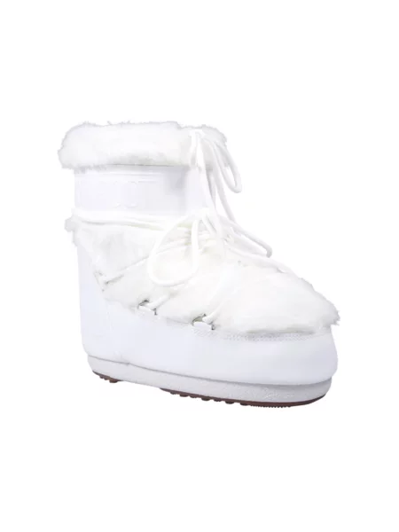 Moon Boot śniegowce MB ICON LOW FAUX FUR biały