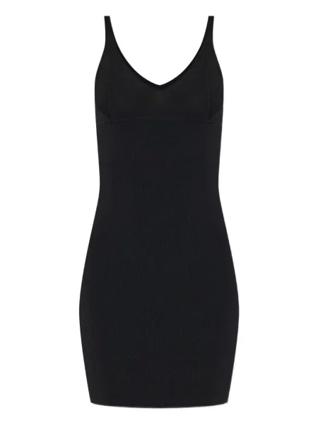 Rochie mini Isabel Marant cu decolteu în V de costum negru