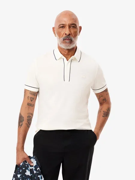 Поло Lacoste білий
