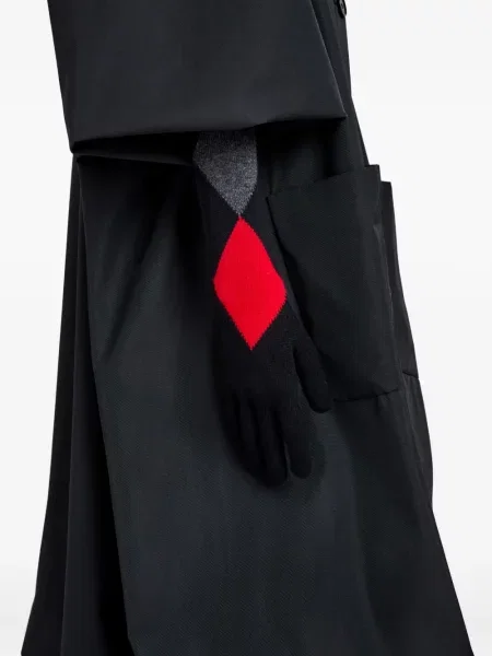 Mănuși Proenza Schouler din cașmir negru