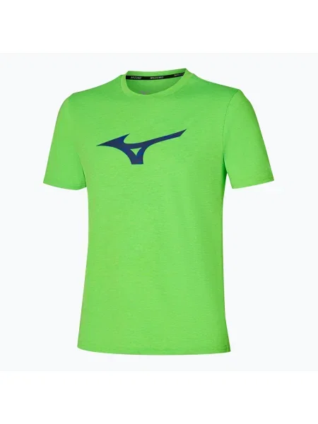 Мъжка тениска за бягане Mizuno Core RB Tee green gecko зелено