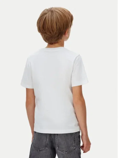 Calvin Klein Jeans Póló Panel Colorblock fehér
