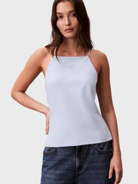 Джинсовий топ Calvin Klein Jeans блакитний