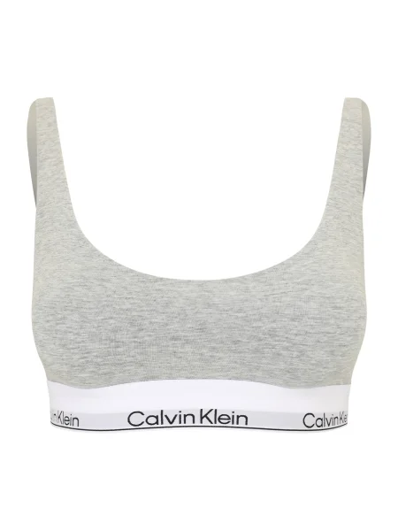Calvin Klein Underwear Nedrček siva / črna bela
