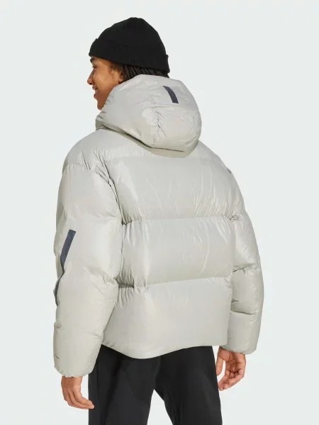 Пуховик Adidas серый