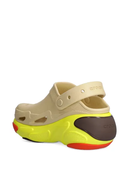 Papuci Crocs cu platformă cu perforații