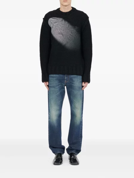 Pulover Mm6 Maison Margiela albastru