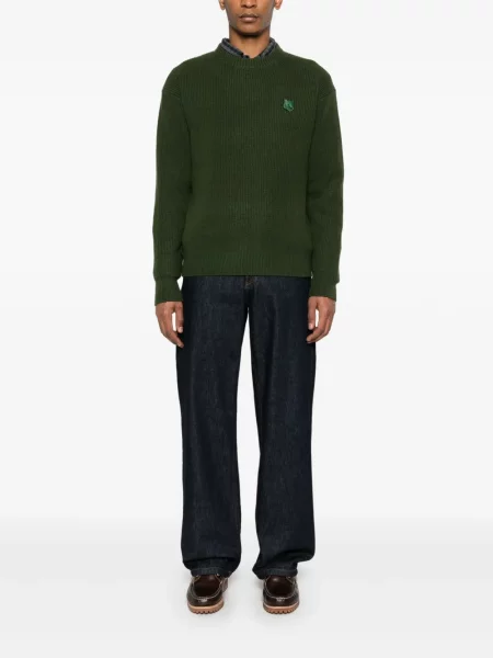 Pulover Maison Kitsune verde