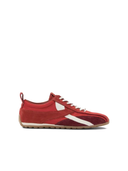 Sneakersy Alohas skórzane retro czerwone