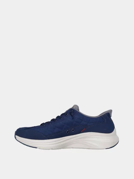 Кожаные кроссовки Skechers синие