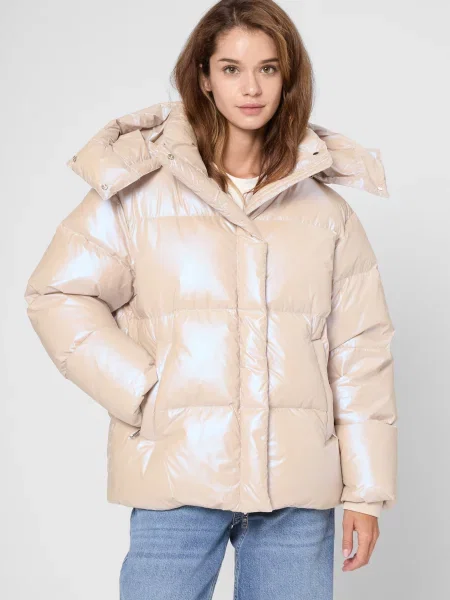 Пуховик Prpy бежевий