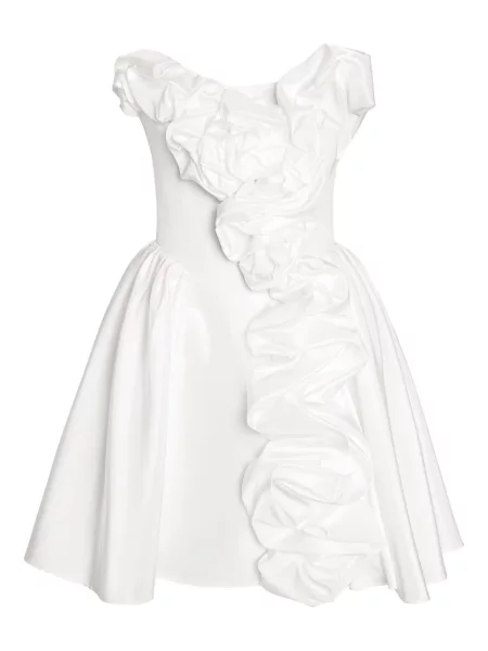 Rochie mini Post Meridiem de costum alb
