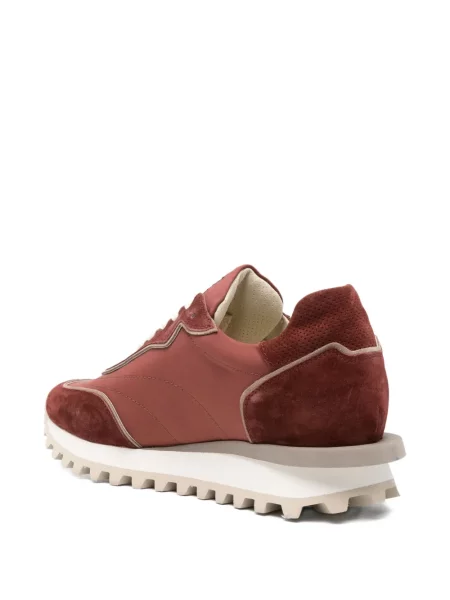Fűzős csipkés sneaker Eleventy piros