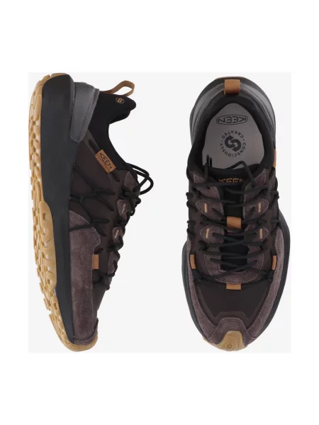 Sneakersy Keen skórzane brązowe