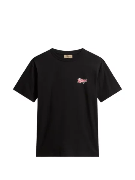 Tricou Woolrich cu decolteu rotund cu autograf negru