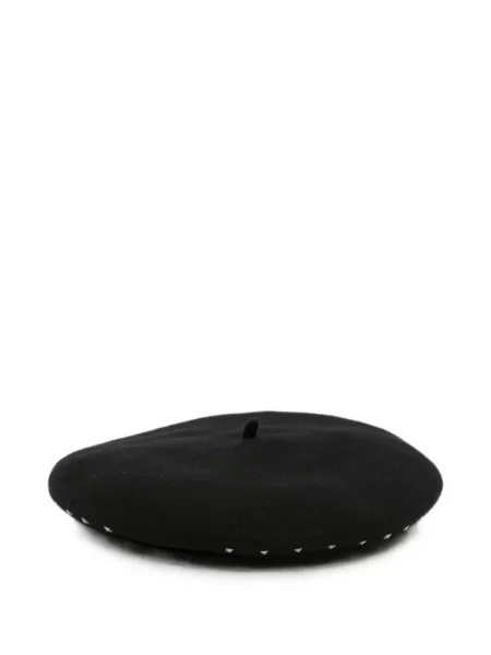 Căciulă Emporio Armani cu broderie negru