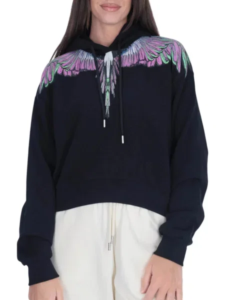 Суичър с качулка County Of Milan с качулка черно