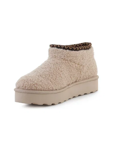 Kotníkové boty Bearpaw béžové