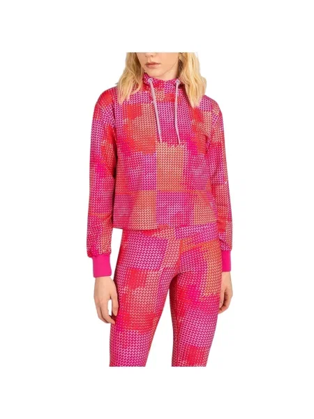 Bluza z kapturem Fila z kapturem różowa