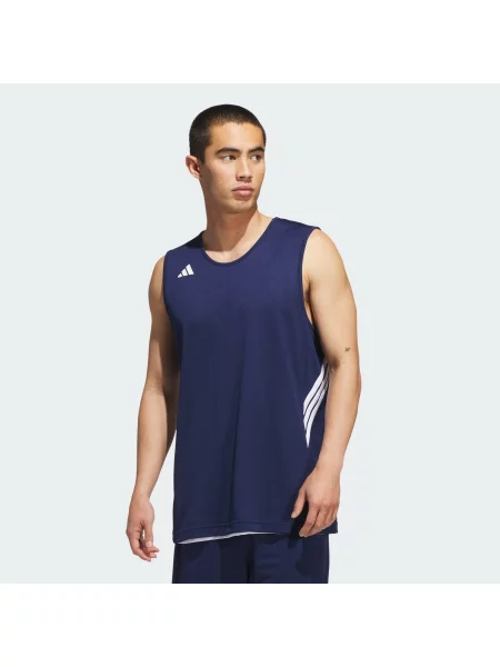 Koszulka 3G Speed Reversible Basketball AEROREADY biała