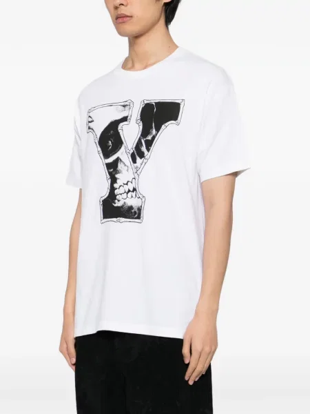 Tricou Yohji Yamamoto cu imagine alb