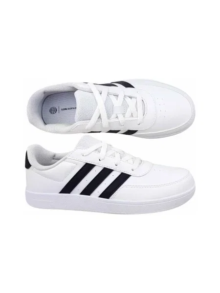 Csipkés félcipő Adidas fekete