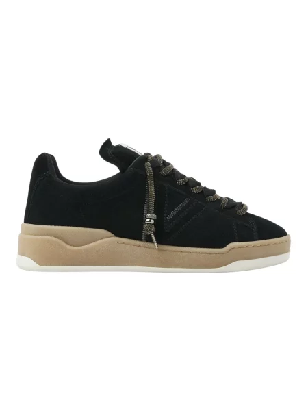 Sneakersy Via Vai zamszowe czarne