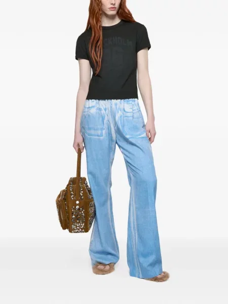 Tricou Acne Studios cu imagine negru